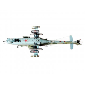 1:72 Сборная модель ZVEZDA Советский ударный вертолет Ми-24В/ВП "Крокодил", подарочный набор